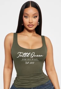 TATTD QUEEN ORIGINAL TANK!! Olive 🫒