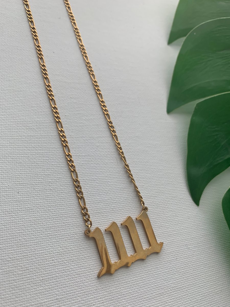 Image of 11 LONG • 1111 Angel Number Necklace