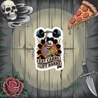 Image 1 of Carbs & Barbs Vinyl Sticker