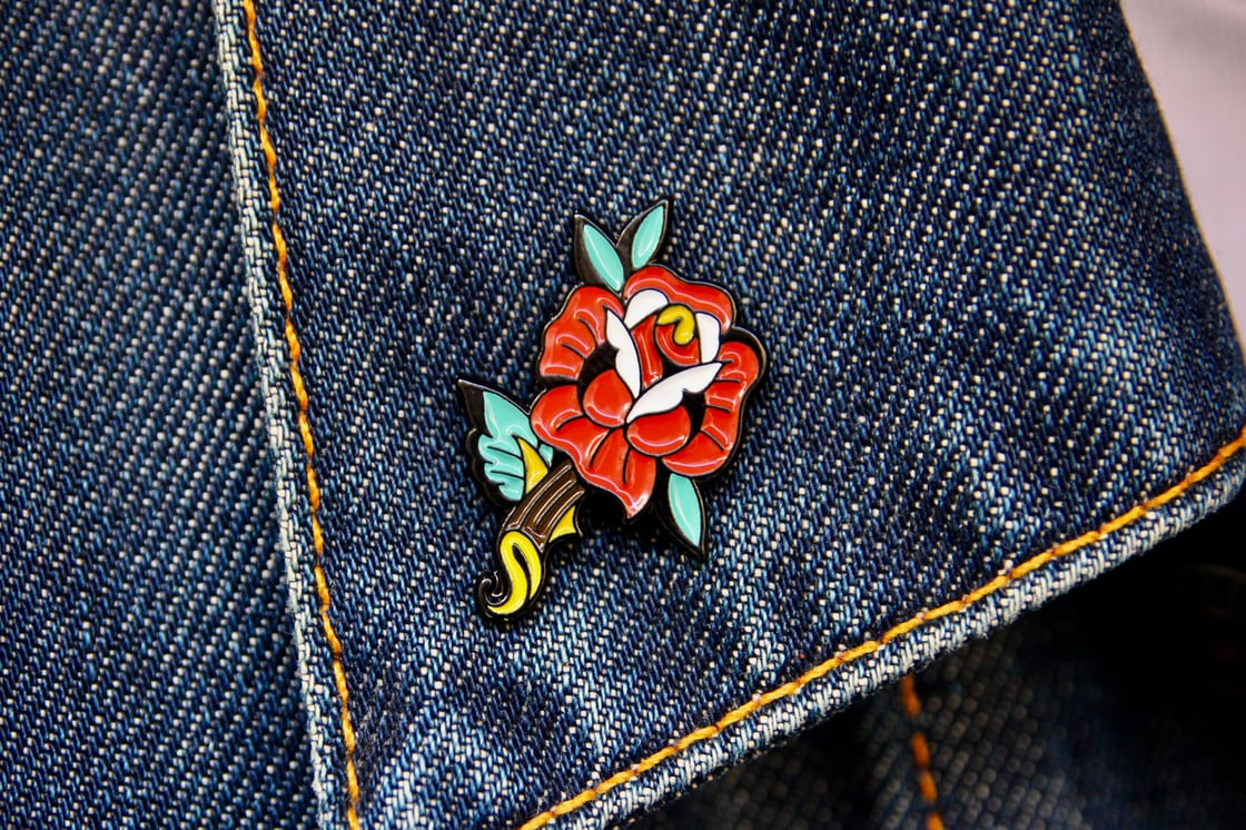 Image of Rose Pin by Zero