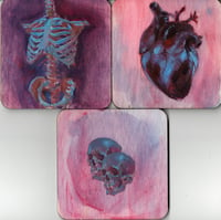 Image 5 of Painted Coaster Set 