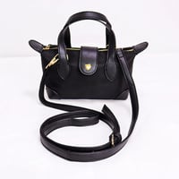 Image 1 of Black Pouchette Crossbody
