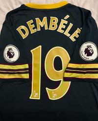 Image 1 of Tottenham Hotspur “DEMBÉLÉ 19” 2016/17 Away Shirt + PL patches (XL)