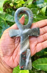 Image 3 of African Bloodstone Ankh