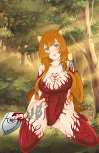 Possessed Raphtalia poster