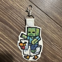 Image 12 of Embroidered Vinyl Keychains