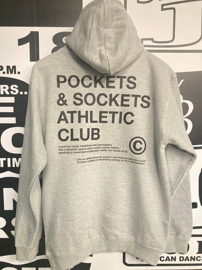 Image of Grey Pockets & Sockets Athletic Club Hood