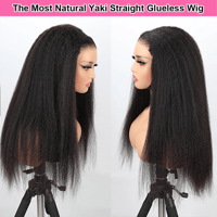 Image 2 of Kinky Straight Glueless Wig 180 