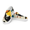 Abstract Penguin Design, Men’s slip-on canvas shoes