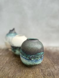 Image 2 of Stoneware Vessel Trio 4