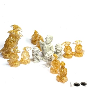 Gold flake artisan 10pc set. Info in desc. 