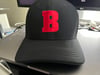Nike Black Fitted Classic 99 Berthold City Bold Red Solid B baseball hat