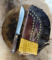 Image 1 of Green River style carbon steel knife
