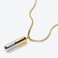Image 3 of Hoops & Chains Fuck It 1000MG Pill Necklace