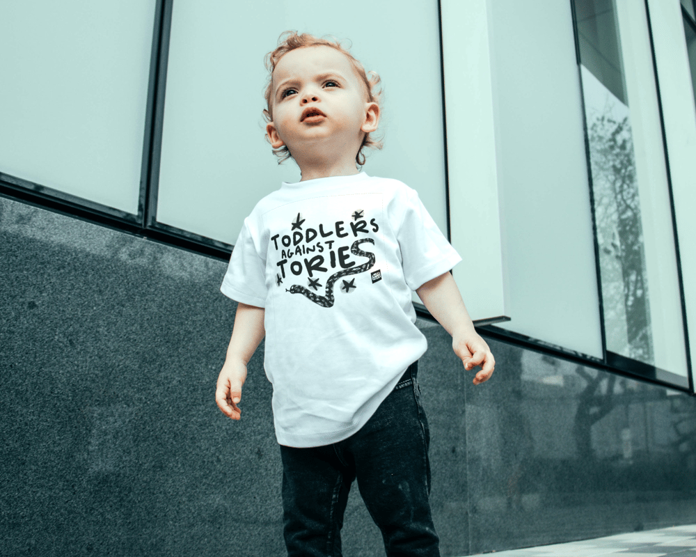 Toddlers Against Tories Kids Tee