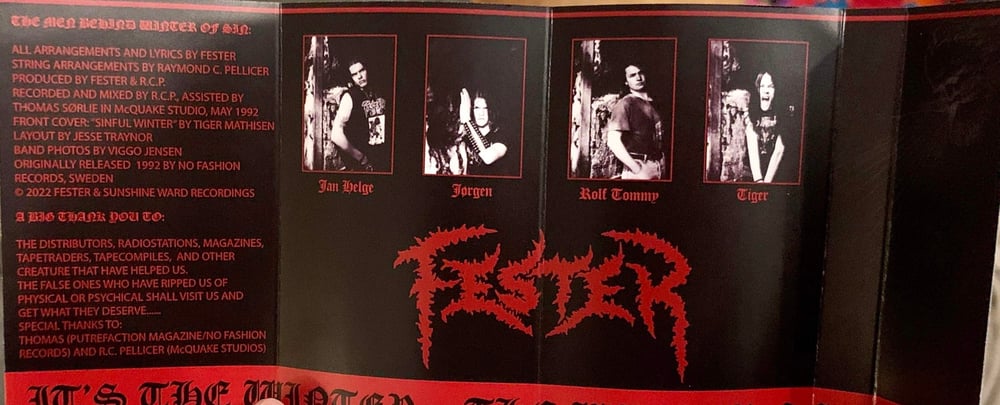 FESTER «Winter Of Sin» cassette