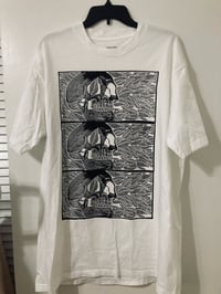 Image 1 of 'Boneyard' - Halloween Collection - Custom Blockprint Tee