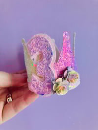 Image 1 of Rainbow glitter crown