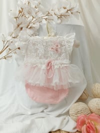Image 2 of Newborn Body Dress – Rose Pink Photo Prop