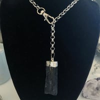 Image 2 of Black Tourmaline Chain Necklace