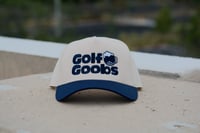 Image 1 of Golf Goobs Embroidered 5-Panel High Crown SnapBack - Navy