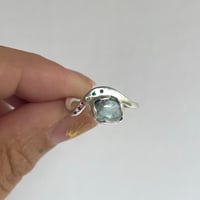 Image 2 of Blue wave and rainbow ring