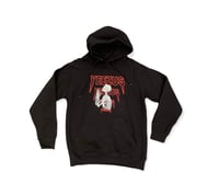 Yeezus Yeezy Skeleton Hoodie In Black/Red