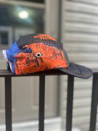 Image 3 of NF DOOM 5-Panel Puffer Blue OrangeGlow Reflect Patchwork