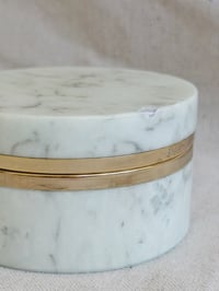 Image 5 of Italian marble lidded container