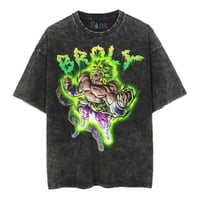 Image 1 of Broly Dragon ball oversized washed tshirt 