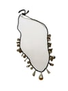 vintage massive shaman coin and agate necklace