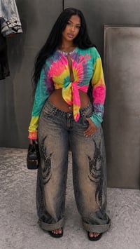 Image 1 of Harley Davidson Tie Dye Paradise Top (Ready To Ship❗️)