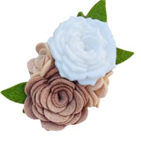 Image 2 of Mini Felt Flowers Die-Cut Troqurl 438