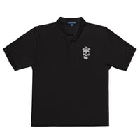 Image 4 of nvrfvr skull Men's Premium Polo