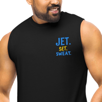 Image 3 of Jet. Set. Sweat. Athletic Shirt