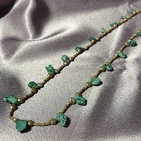 Image 3 of Heishi, Pearl, & Turquoise Nugget Necklace