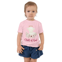 Image 2 of Toddler girls Short Sleeve Tee (Child of God)