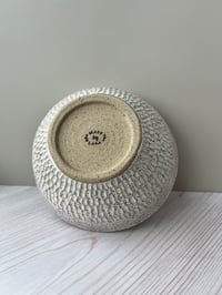 Image 3 of White Speckled Texture Bowl