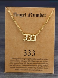Image 3 of Angel Numbers Necklace 