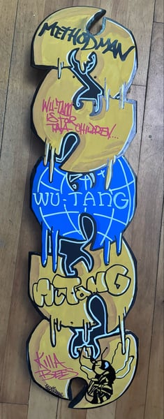 Image of Wu tang killer bees deck 8.5 “ skatedeck 