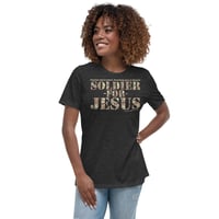 Image 13 of Soldier For Jesus Dark Women's Relaxed T-Shirt