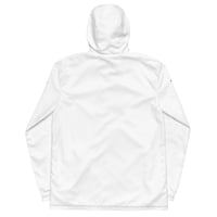 Image 4 of veste à capuche blanche et rouge