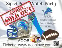 Image 1 of Sip & Paint Watch Party