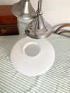 Antique french school house opaline shade