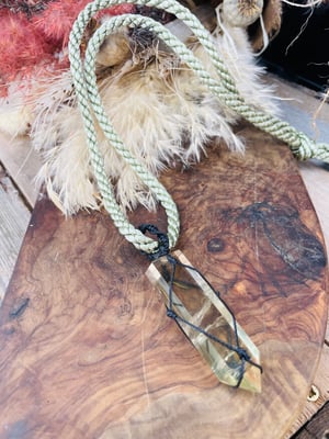 Image of Natural citrine necklace