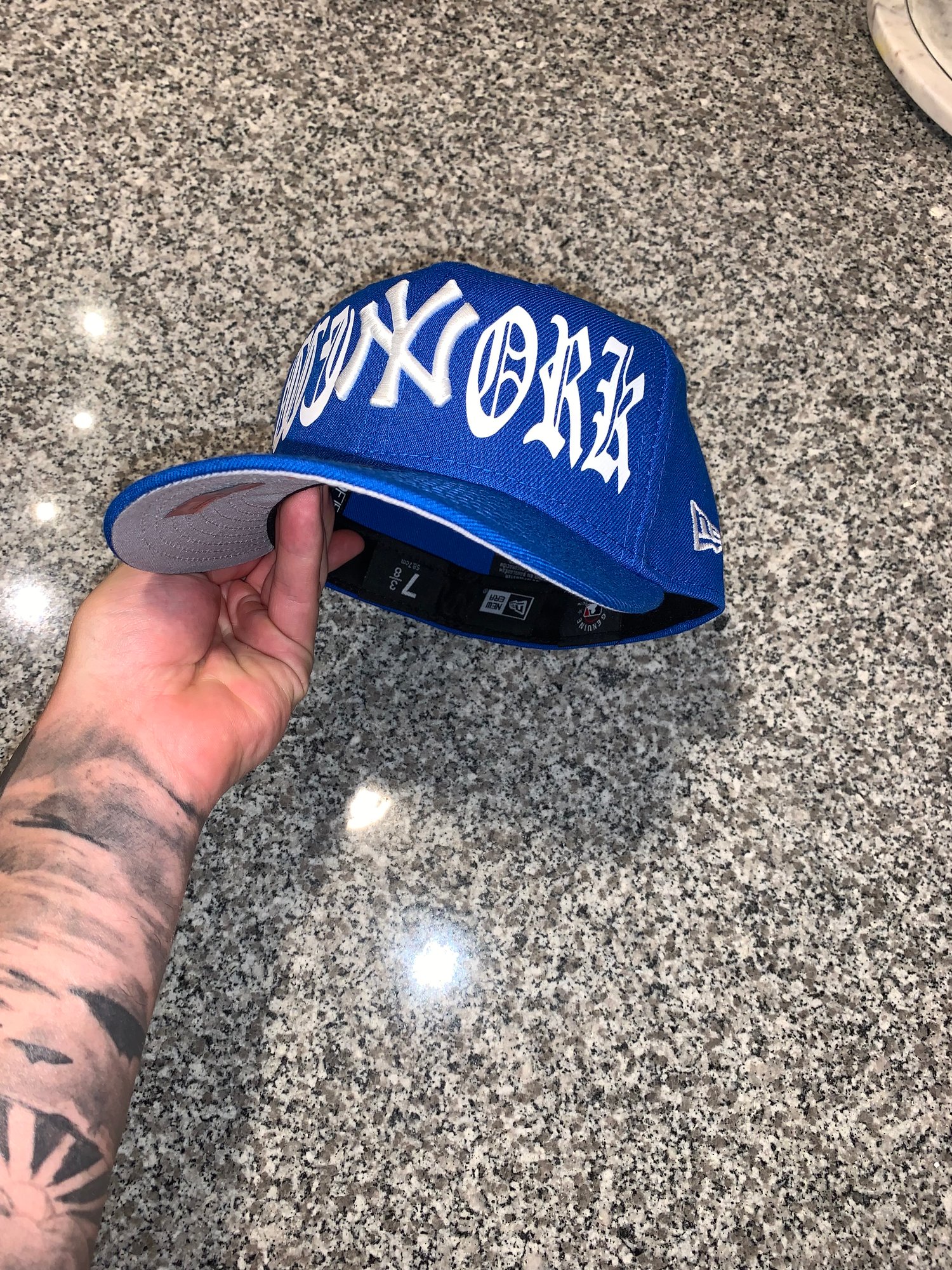 NY Fitted Cap (Royal Blue) – Version II