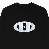 Image 2 of REFLECTIVE LOGO LONG SLEEVE TEE BLACK