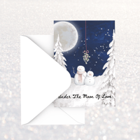 Image 2 of A5 Under The Moon Of Love Gloss Greeting Cards x6