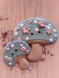 Image 2 of Blushroom the spring time mushroom blue extra large 