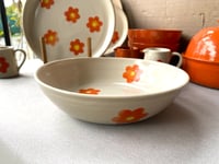 Image 5 of Orange flower Medium bowl